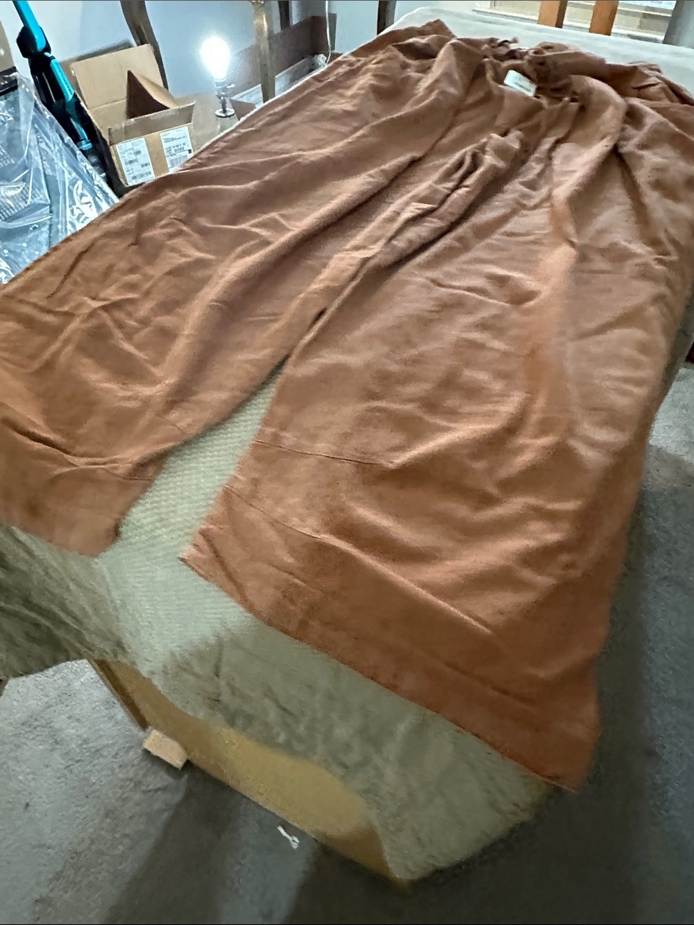Free People Wide-Leg Pants in Brown - Picture 7 of 8